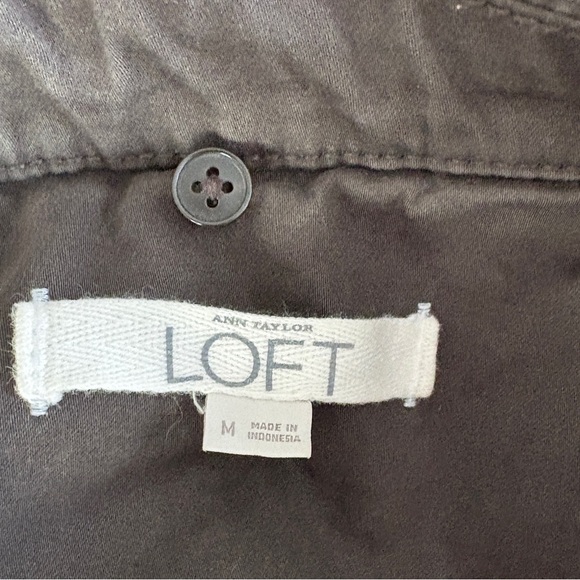 LOFT double-breasted utility jacket w/ notched lapel, M - Picture 5 of 7